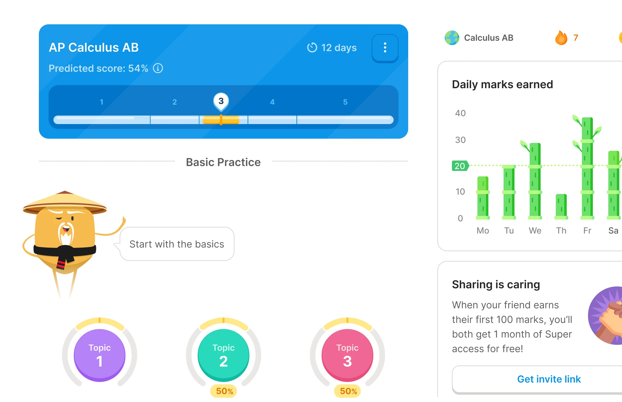 ExamDojo product UI